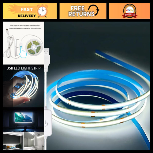 Usb led light strip cob - 5v,
