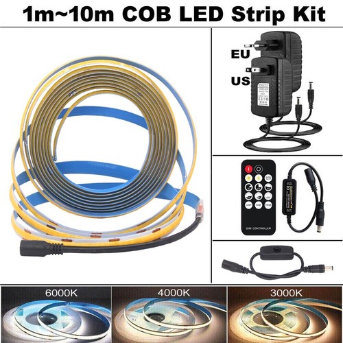 10m cob led strip light - cob,
